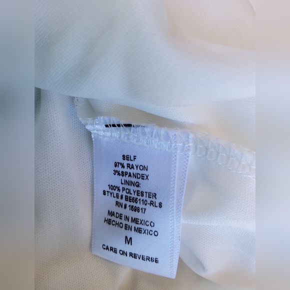 Alter'd State NWT white Boho baby-doll dress with shirred bodice - Picture 9 of 10